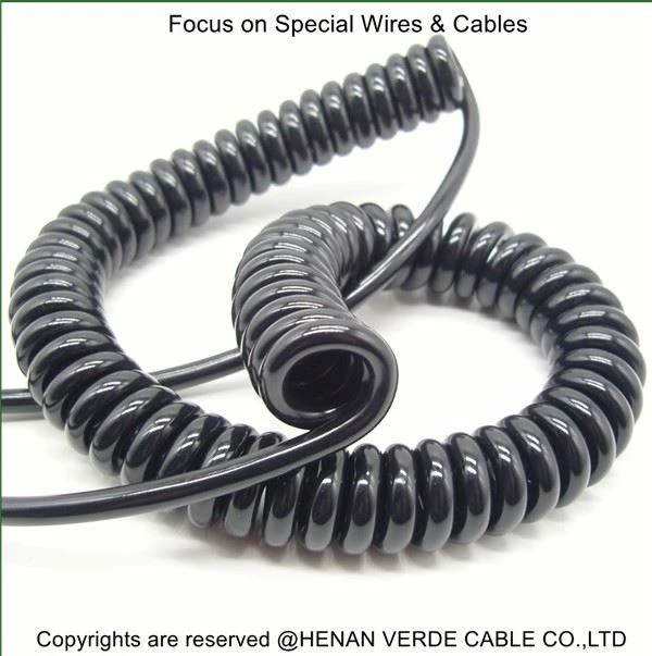 Flexible PUR Spiral Cable in stock