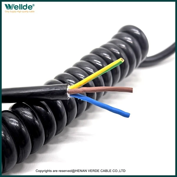 Wellde® 3 Core 18AWG Truck Coiled Cable suppliers