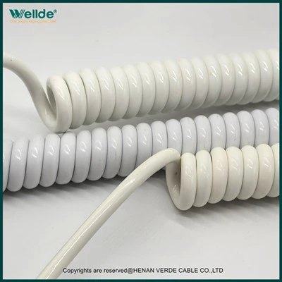 8 Çekirdekli 28AWG Yüksek Esneklik Spiral Kablo